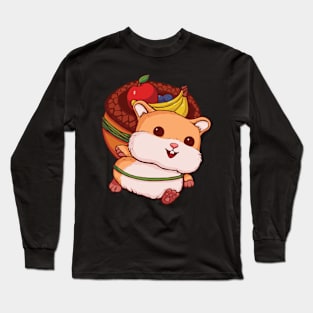 FruitFat Hamster Game Long Sleeve T-Shirt